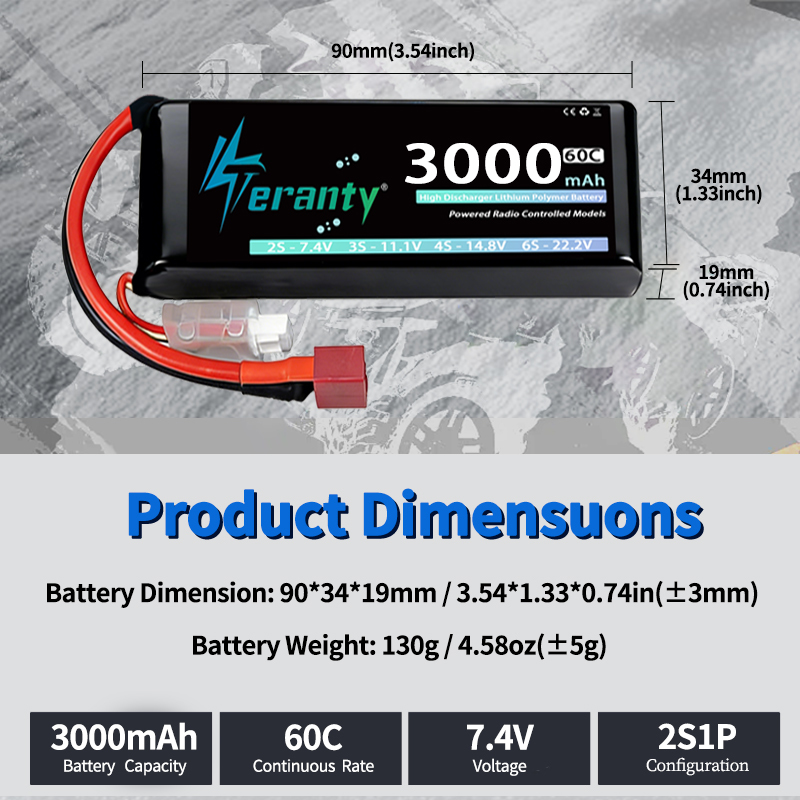 بطارية ليثيوم بوليمر TERANTY 2 - مراجعة Drone Battery Plate وسعره